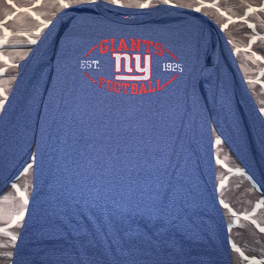 NFL NY giants long sleeve tee size S